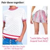 Limited Edition Funfetti Jacquard Tweed Shorts